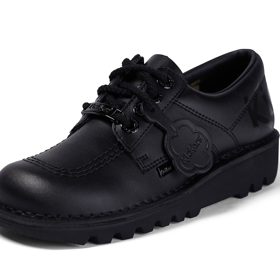Adult Unisex Kick Lo Luxx Leather Black