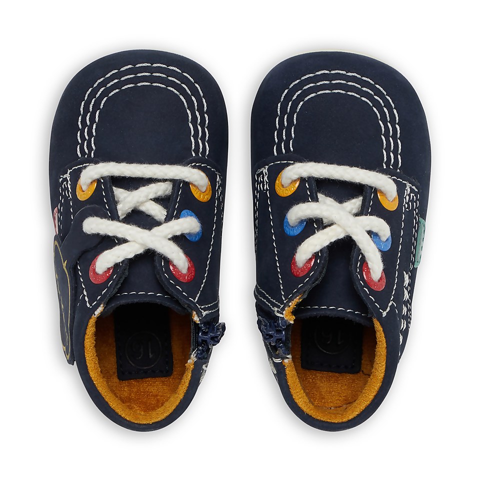 Baby Kick Hi Leather Navy