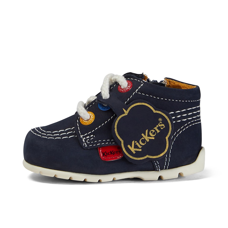 Baby Kick Hi Leather Navy