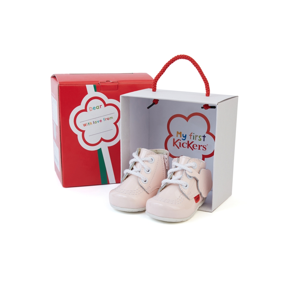 Baby Kick Hi Patent Leather Light pink