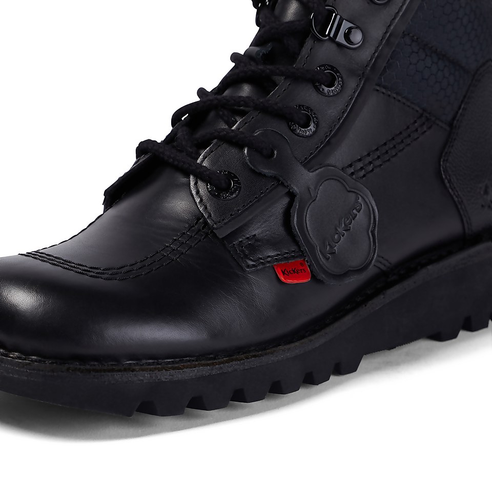 Adult Mens Kick Hi Flex Leather Black