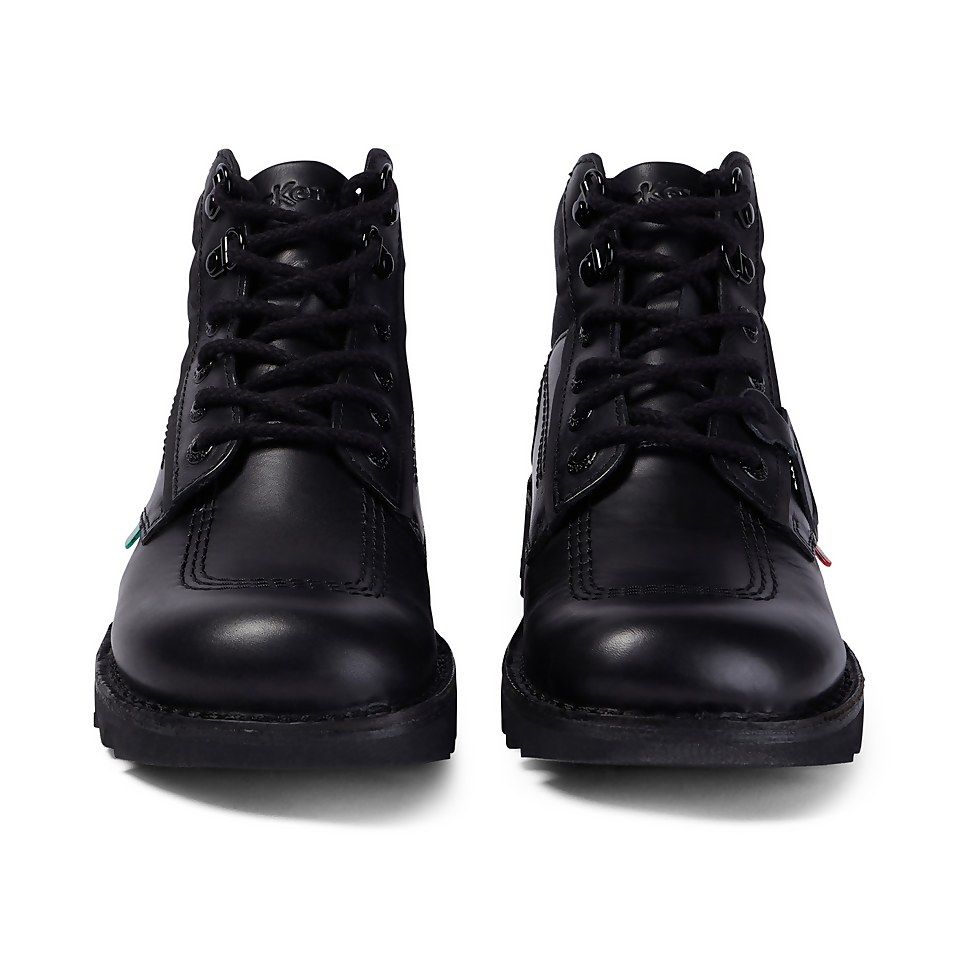 Adult Mens Kick Hi Flex Leather Black