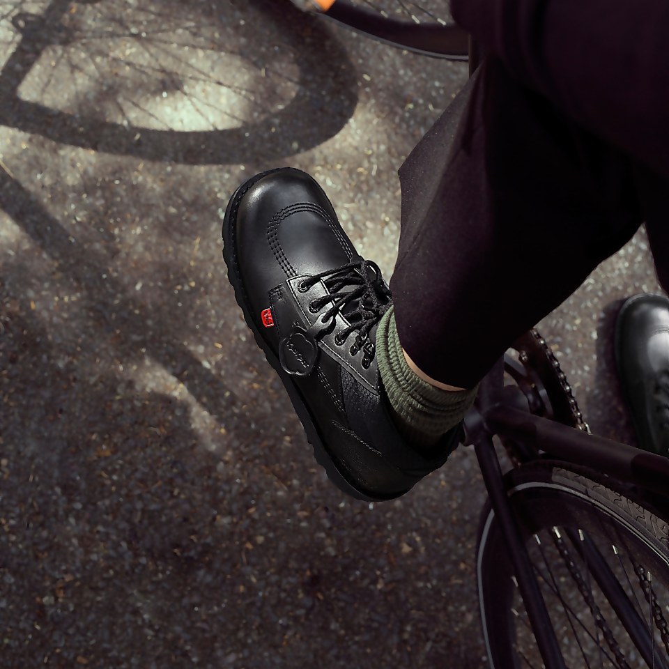 Adult Mens Kick Hi Flex Leather Black