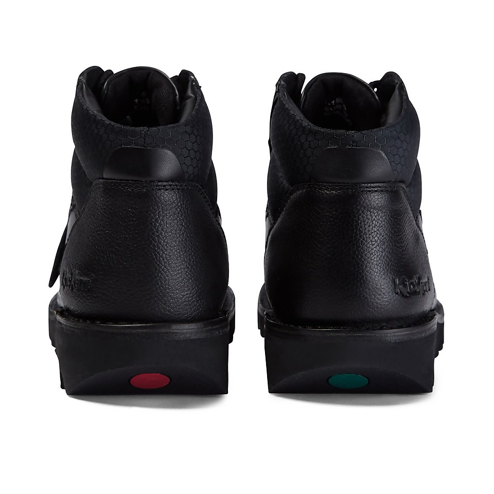 Adult Mens Kick Hi Flex Leather Black