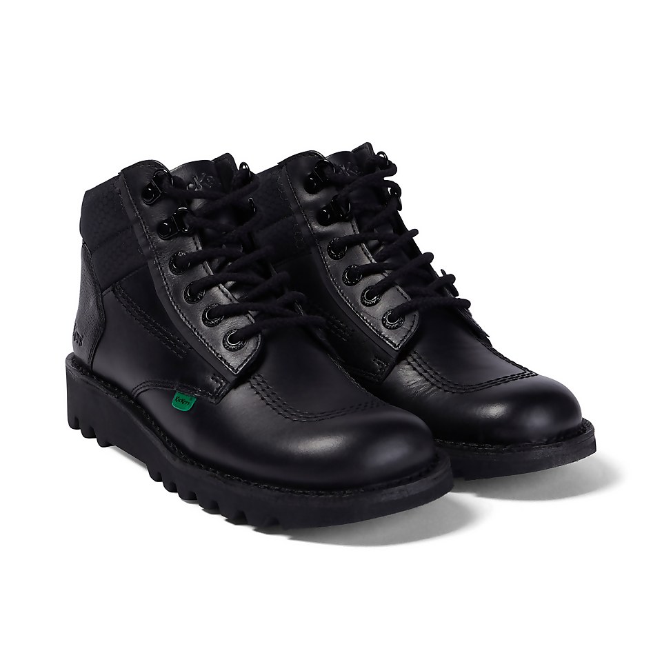 Adult Mens Kick Hi Flex Leather Black