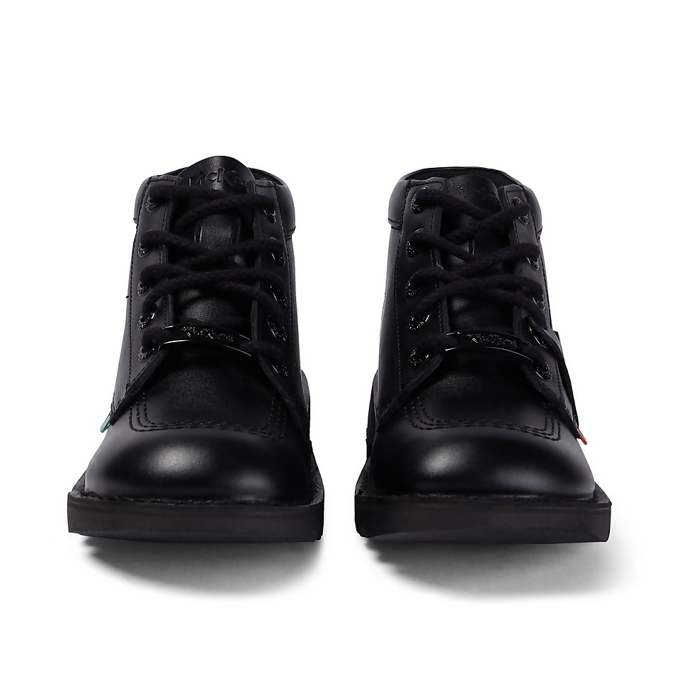 Youth Mens Kick Hi Luxx Leather Black