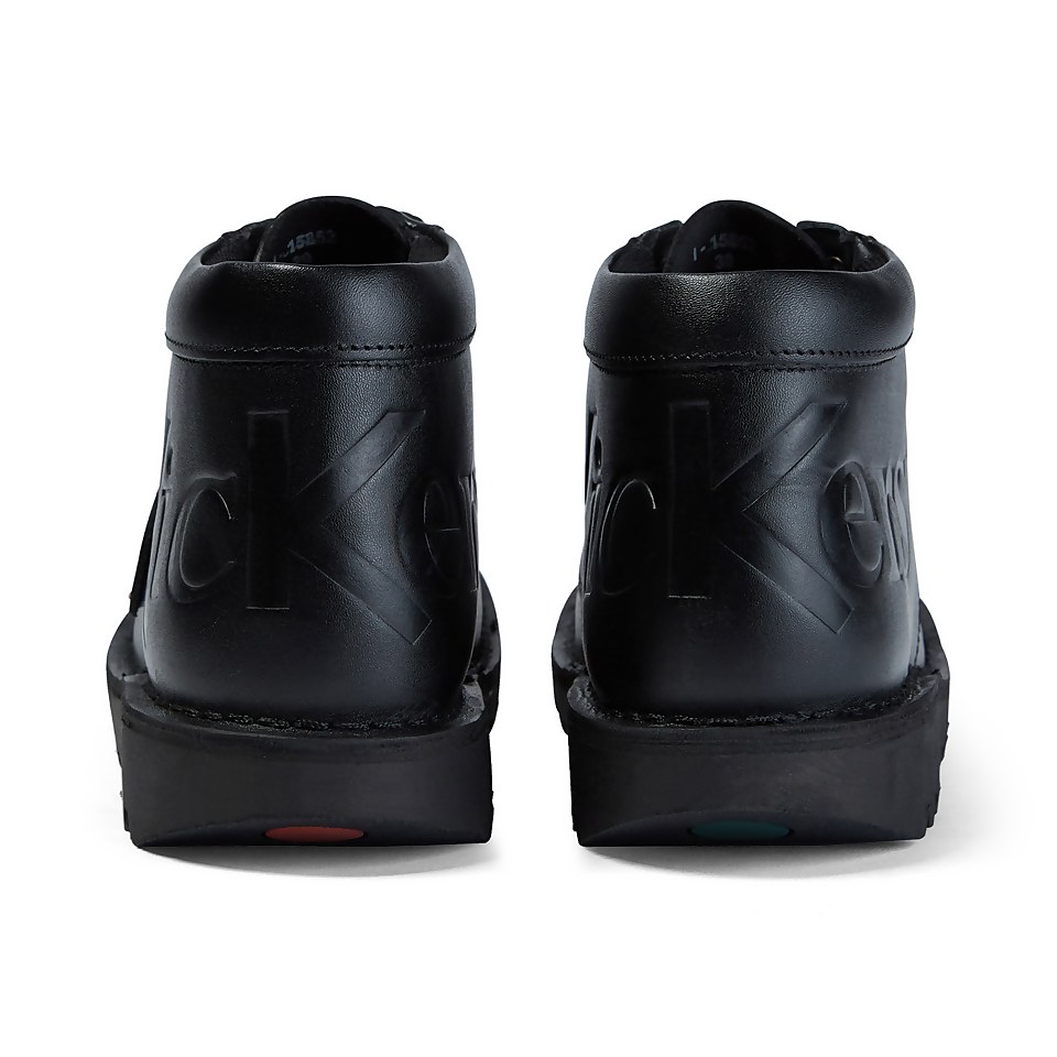 Youth Mens Kick Hi Luxx Leather Black