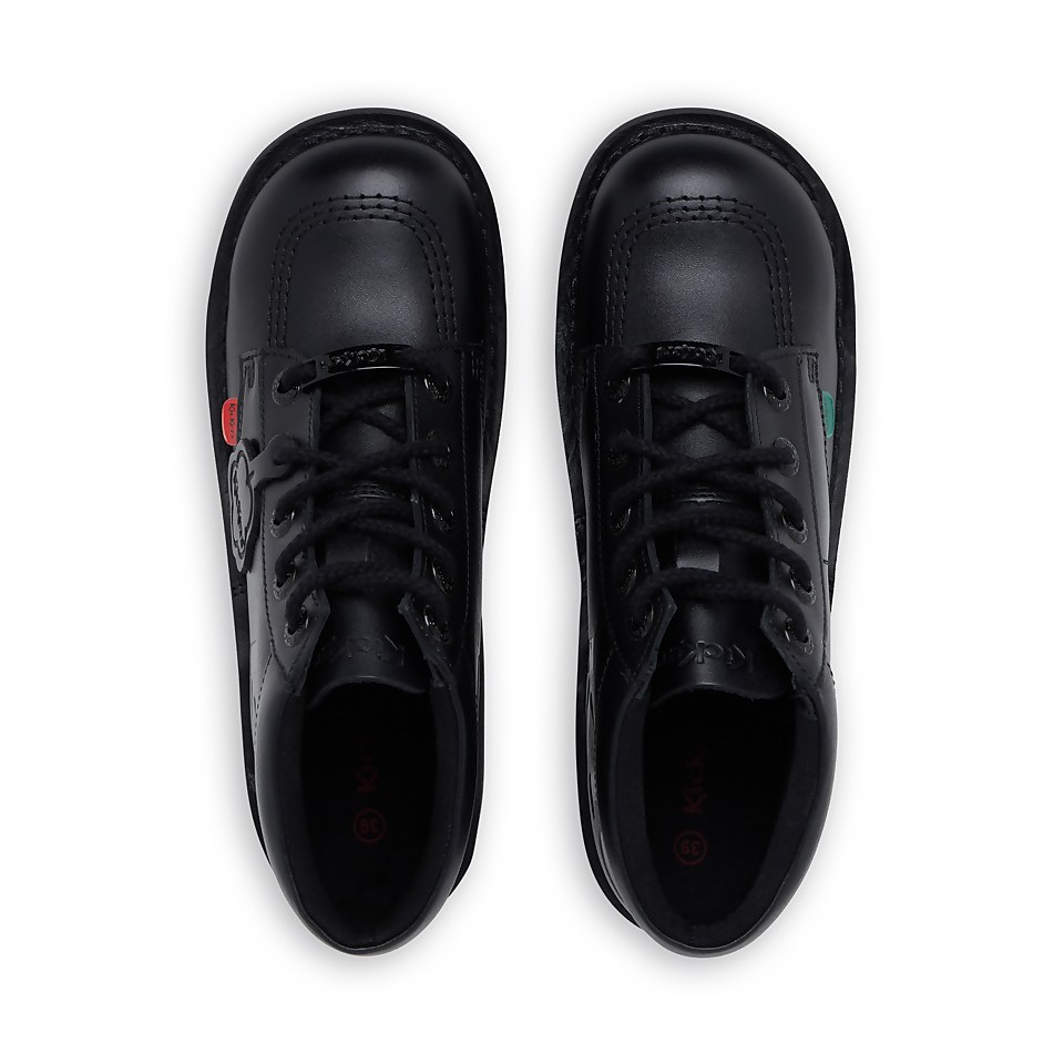 Youth Mens Kick Hi Luxx Leather Black