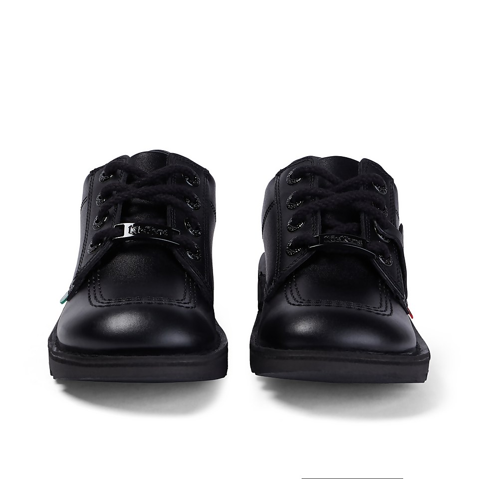 Youth Mens Kick Lo Luxx Leather Black