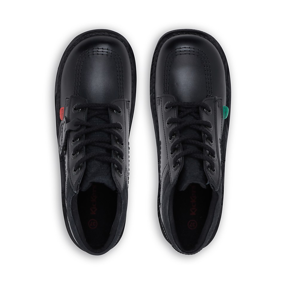 Youth Mens Kick Hi Flex Leather Black
