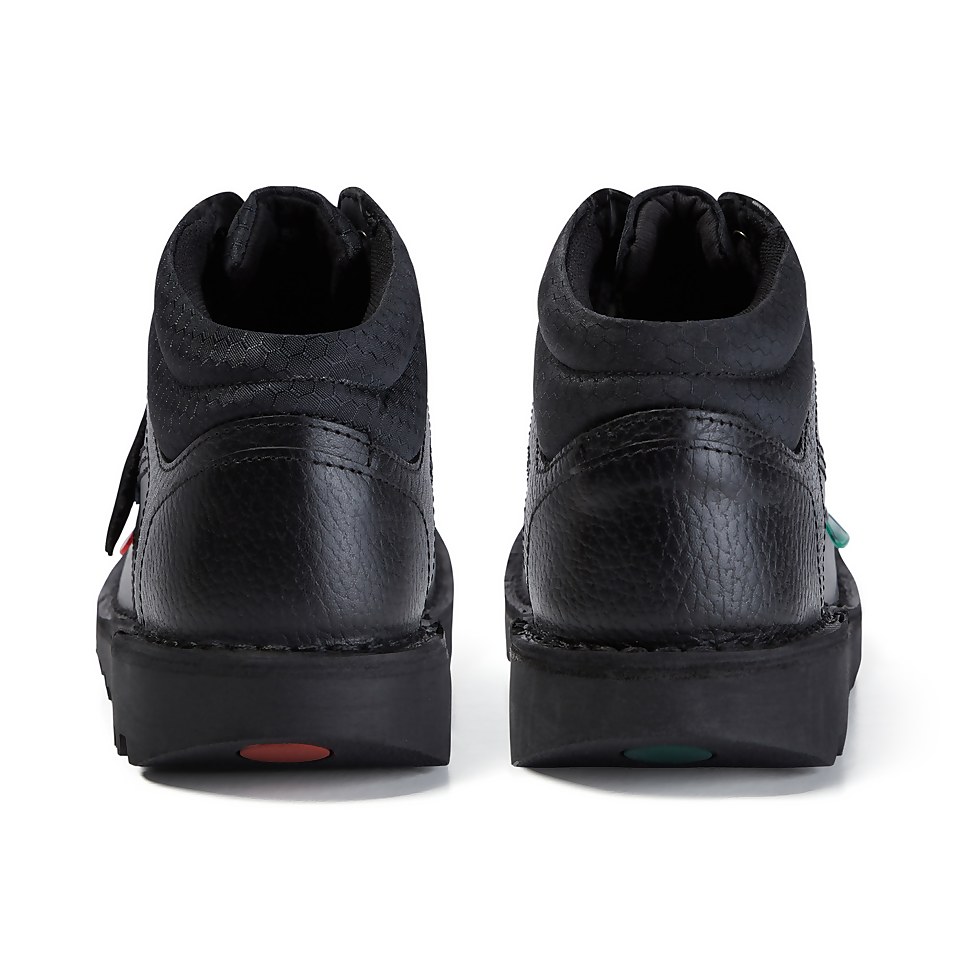 Youth Mens Kick Hi Flex Leather Black