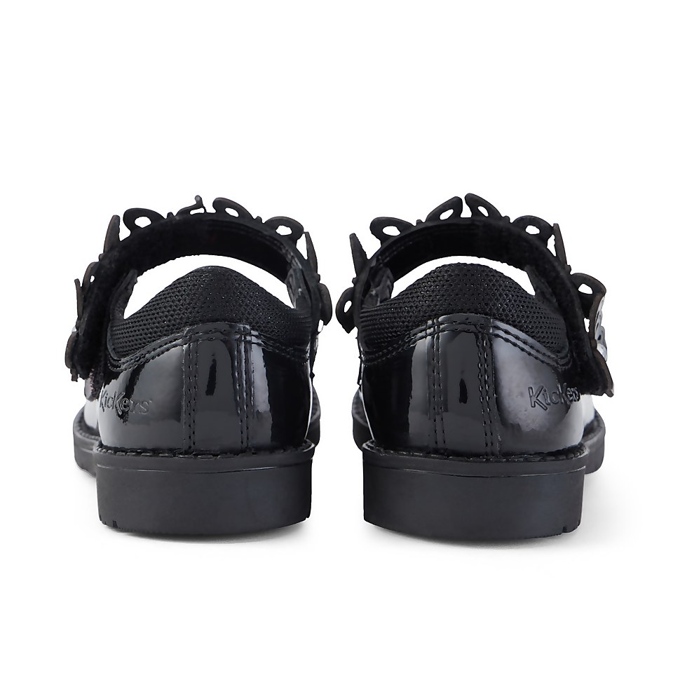 Infant Girls Lachly Butterfly Mj Patent Leather Black
