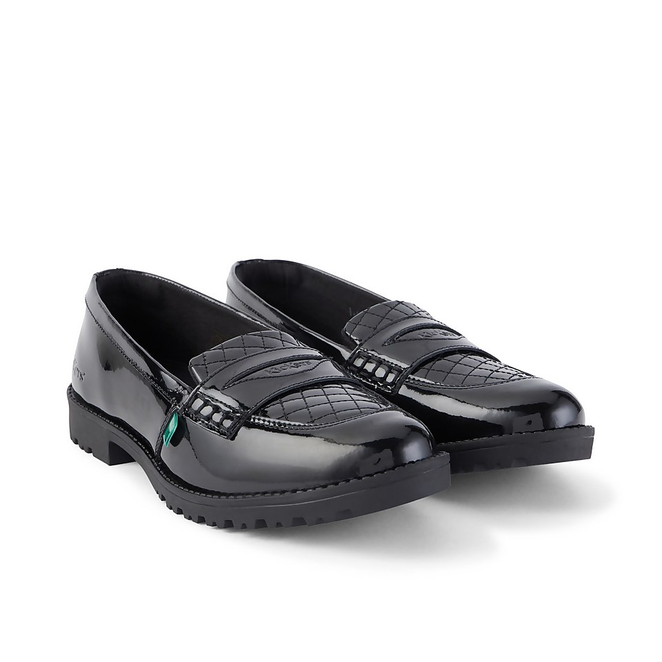 Adult Women Lachly Quilt Loafer Patent Leather Black