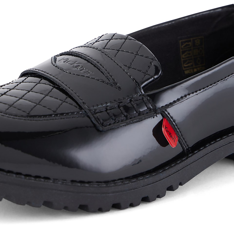 Adult Women Lachly Quilt Loafer Patent Leather Black