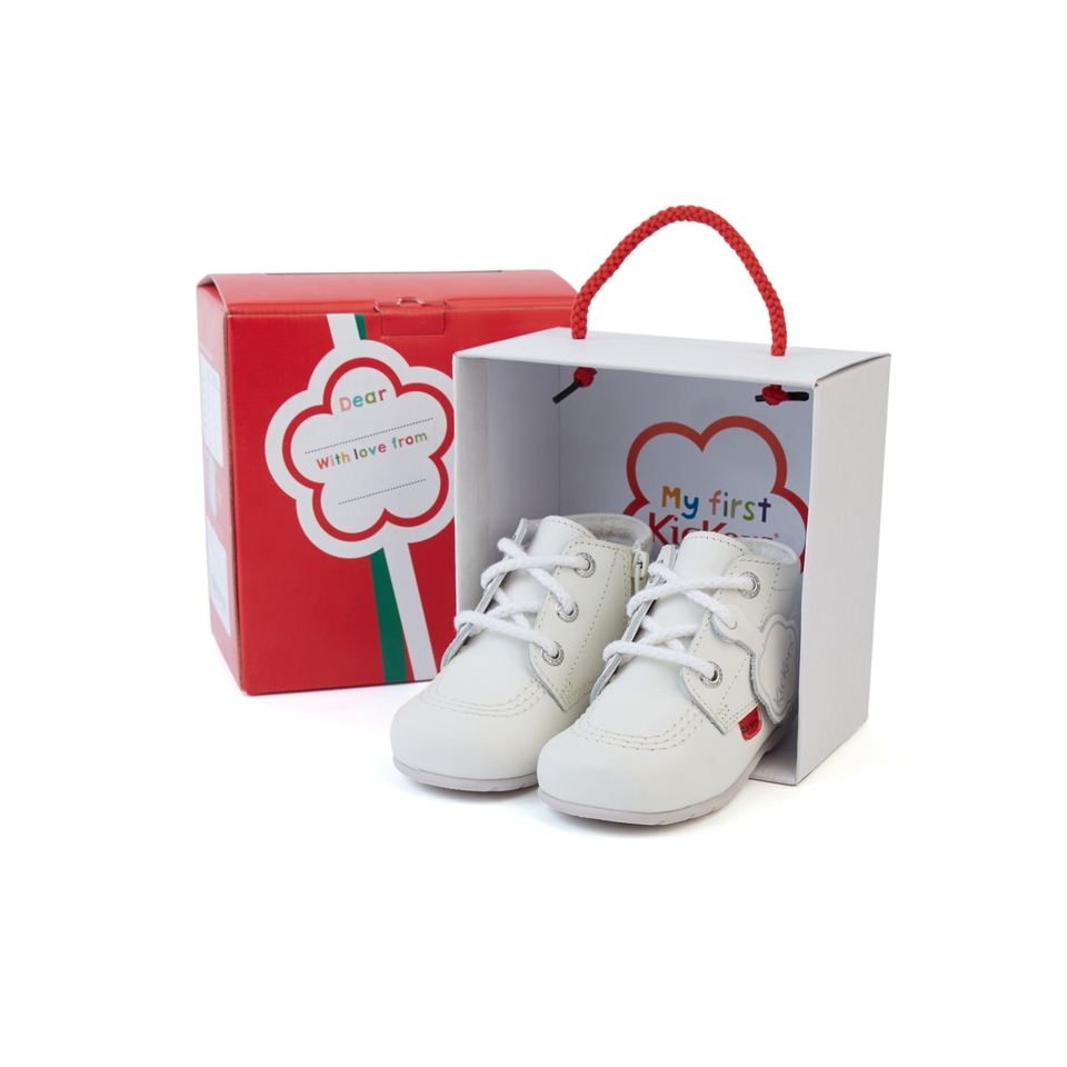 Baby Kick Hi Leather White