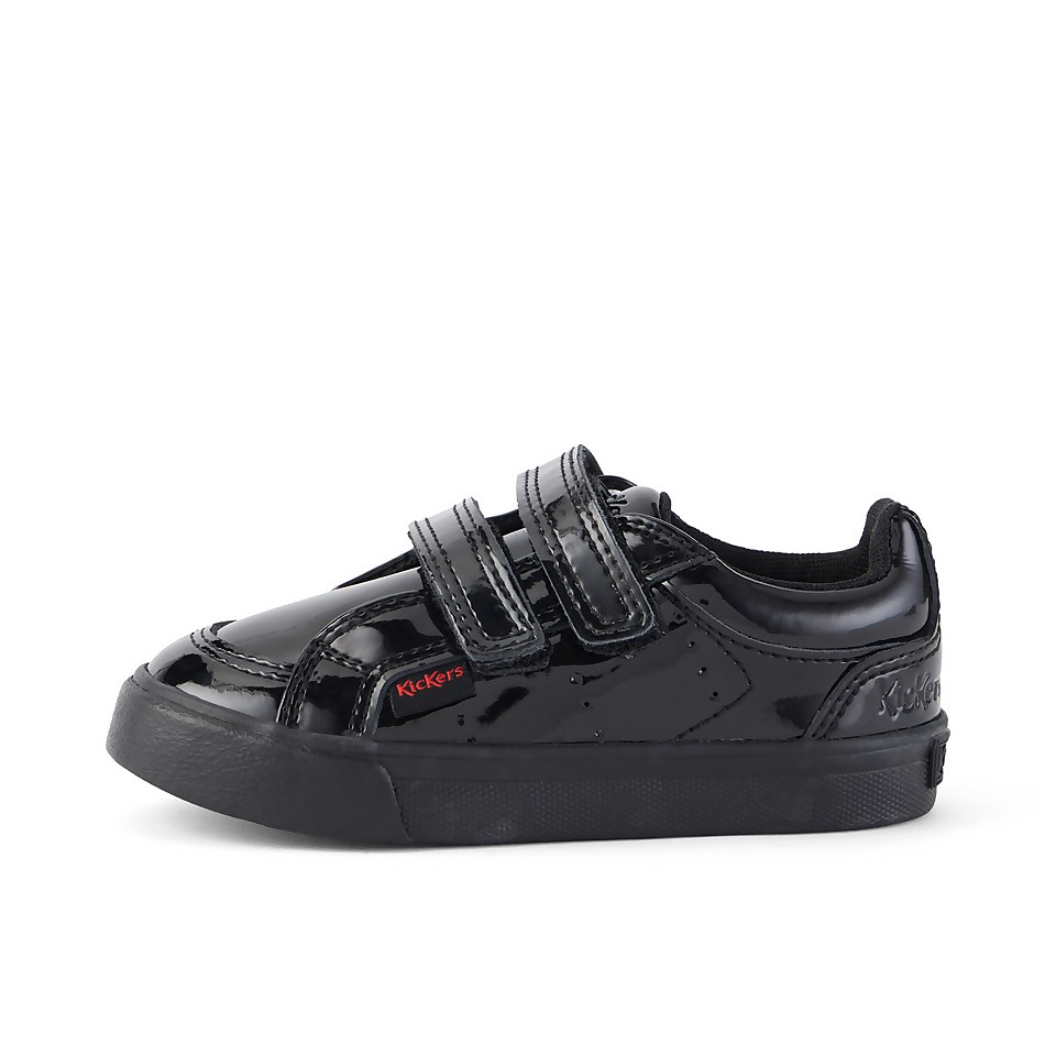 Infant Girls Tovni Twin Vel Patent Leather Black