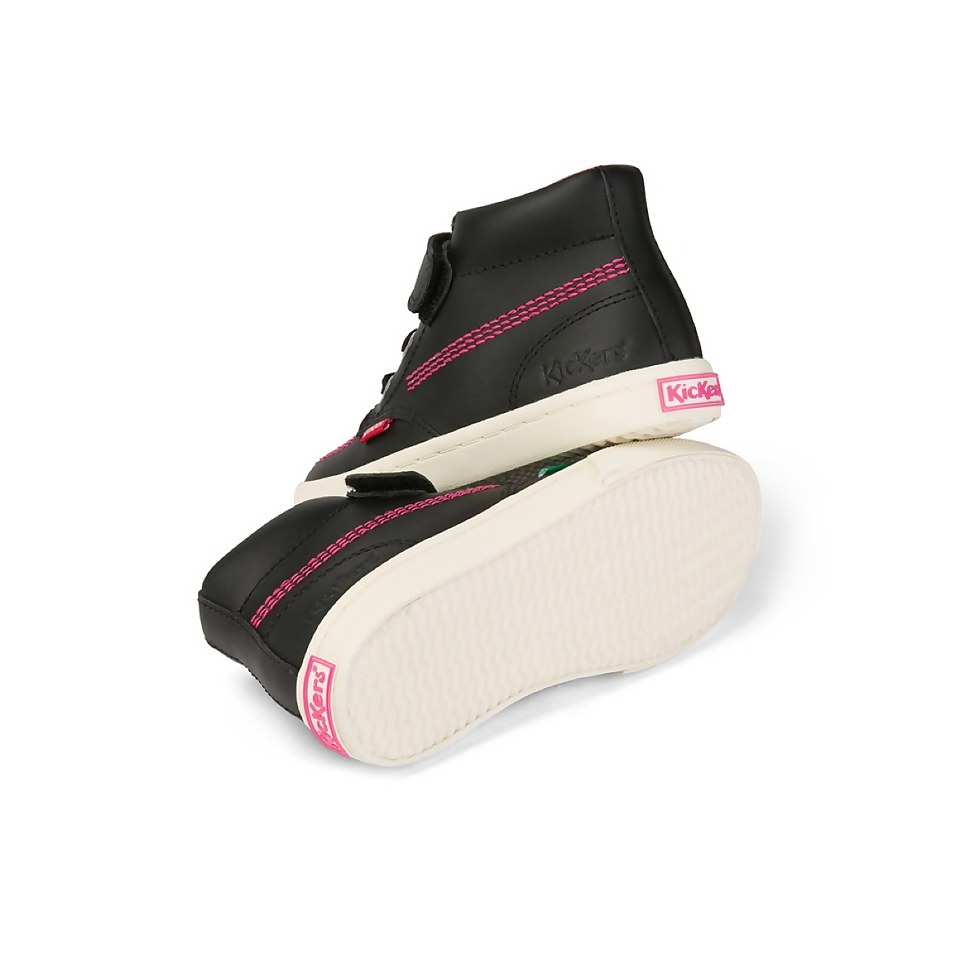 Infant Girls Kacey Hi Leather Black