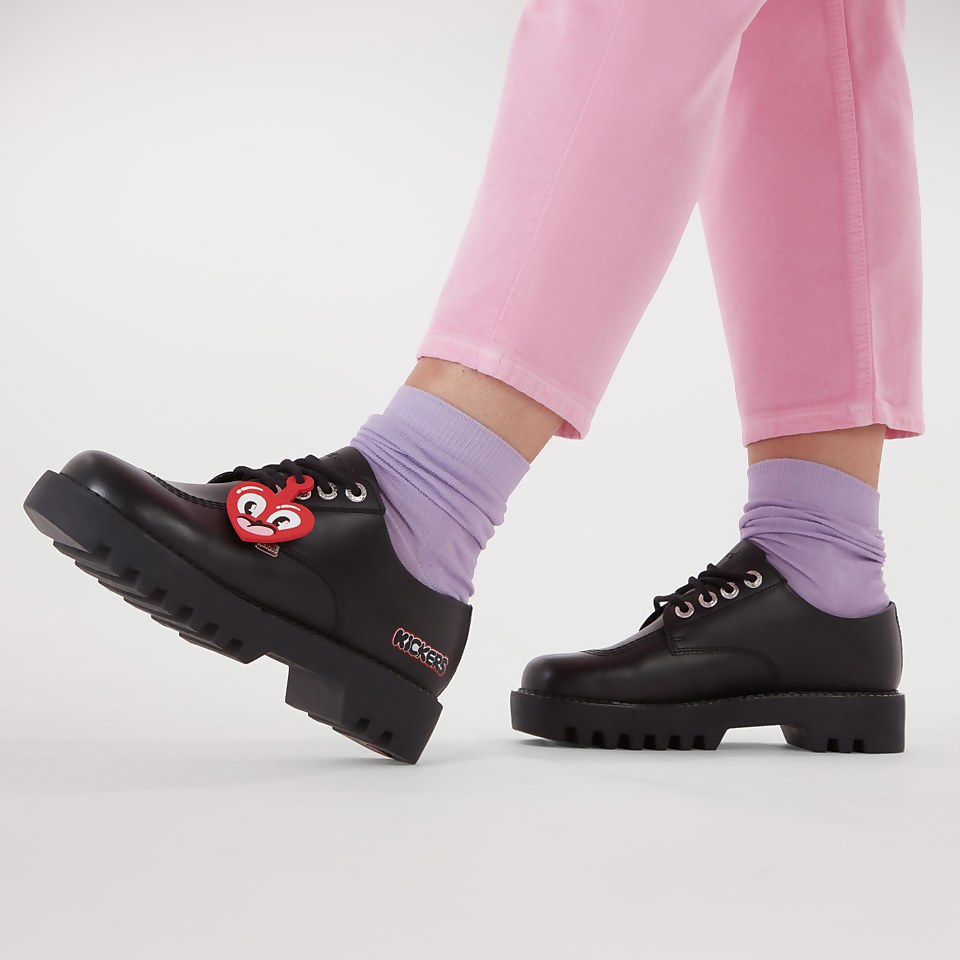 Adult Women's Kizziie Derby X Hattie Stewart Leather Black