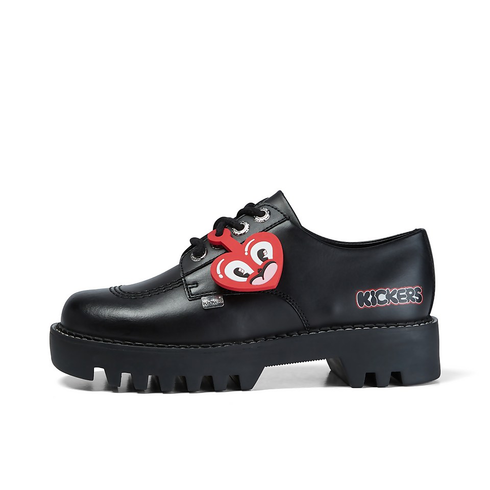 Adult Women's Kizziie Derby X Hattie Stewart Leather Black