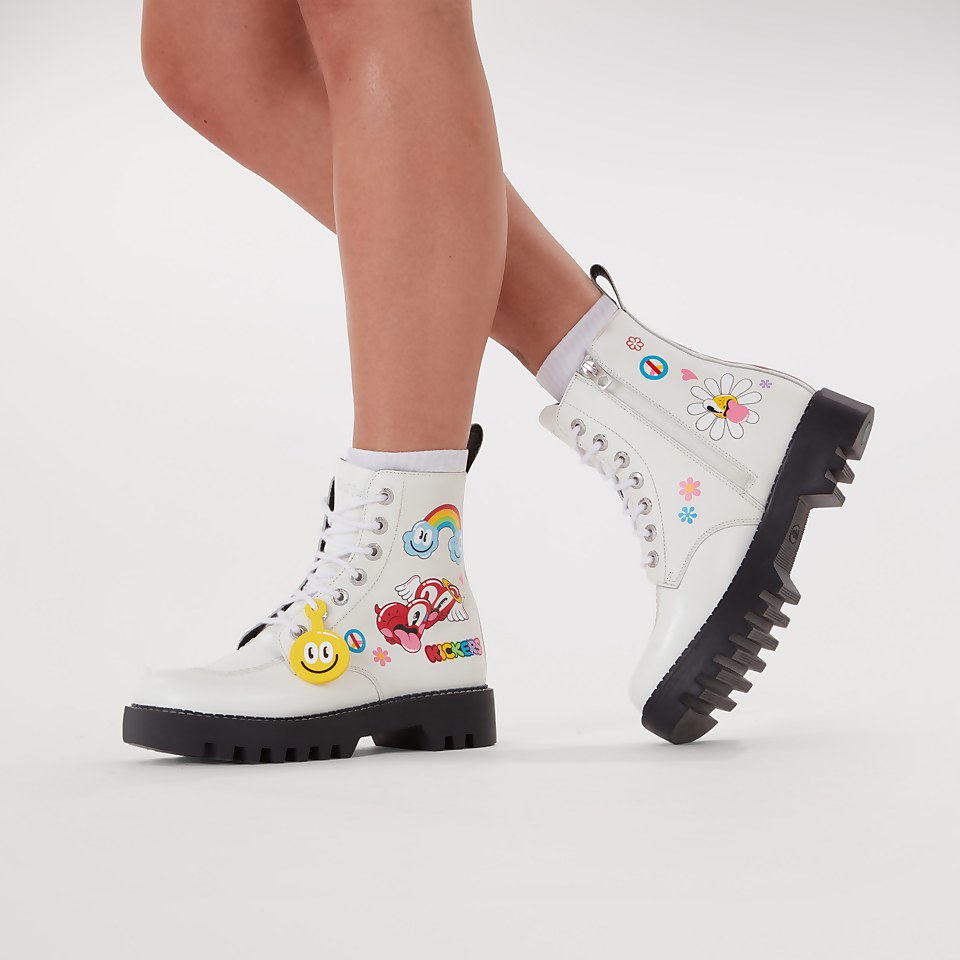 Adult Women's Kizziie Higher X Hattie Stewart Leather White