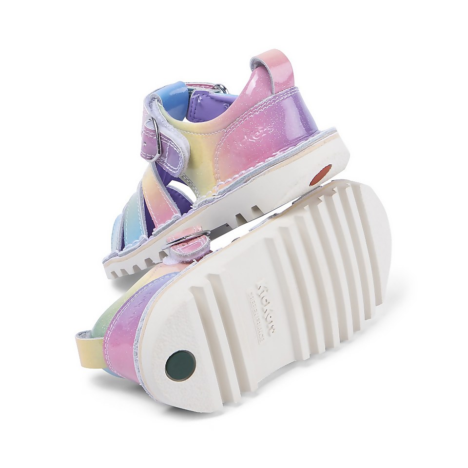 Infant Girls Kick Patent Leather Multi