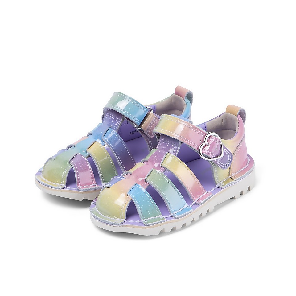 Infant Girls Kick Patent Leather Multi