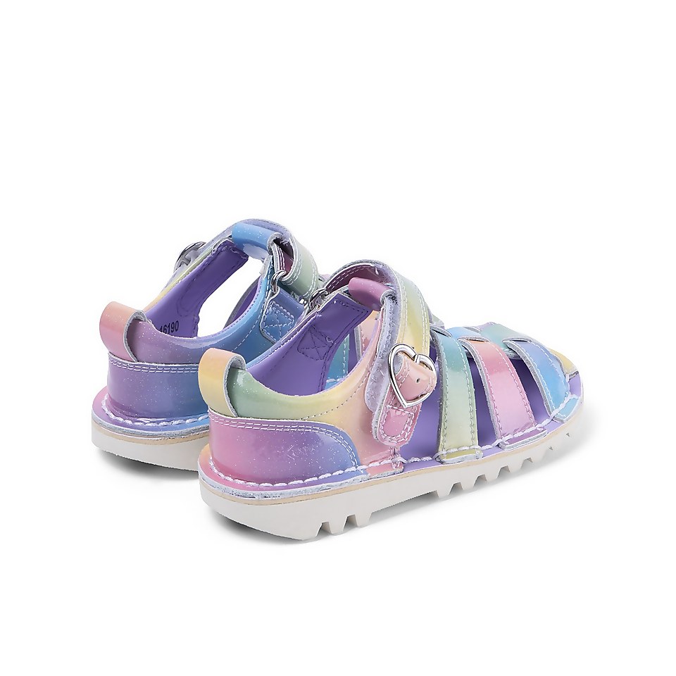 Infant Girls Kick Patent Leather Multi