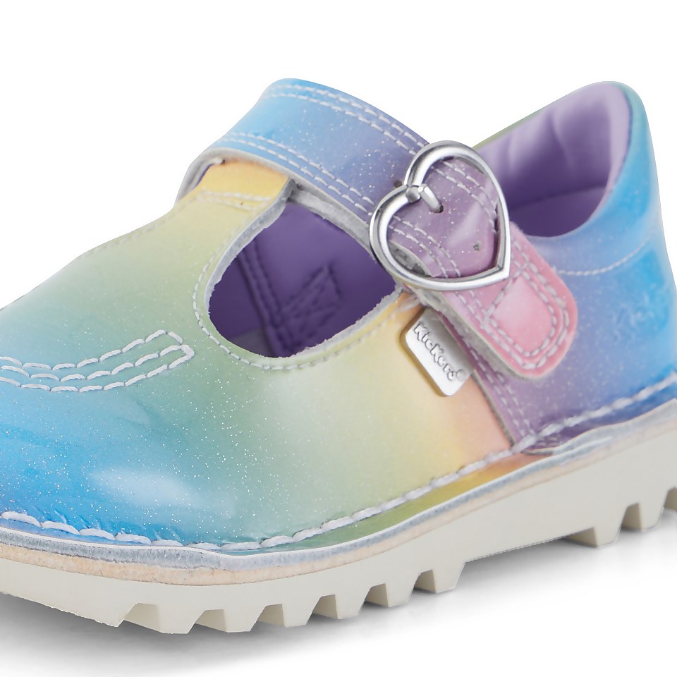 Infant Girls Kick T-bar Patent Leather Multi