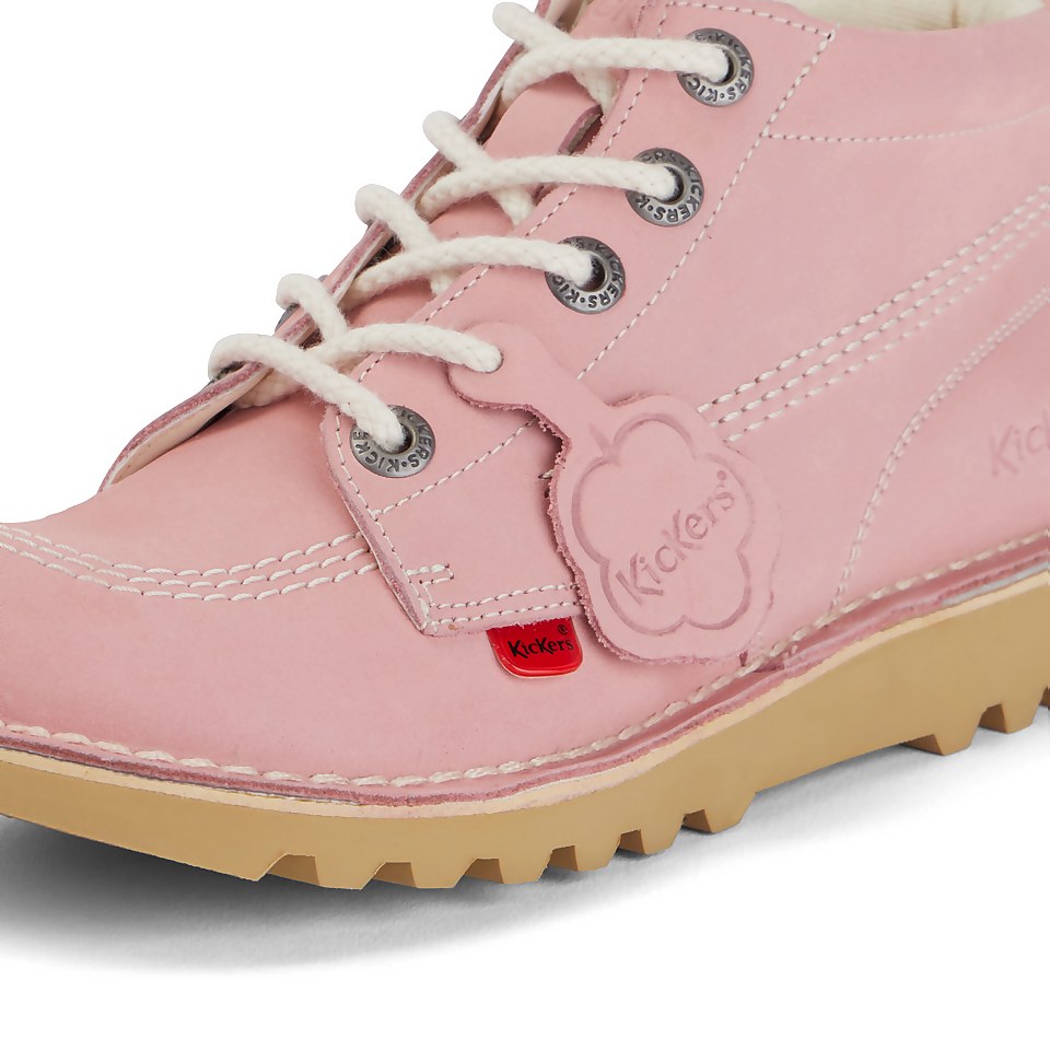 Adult Unisex Leather Kick Hi Core Light Pink