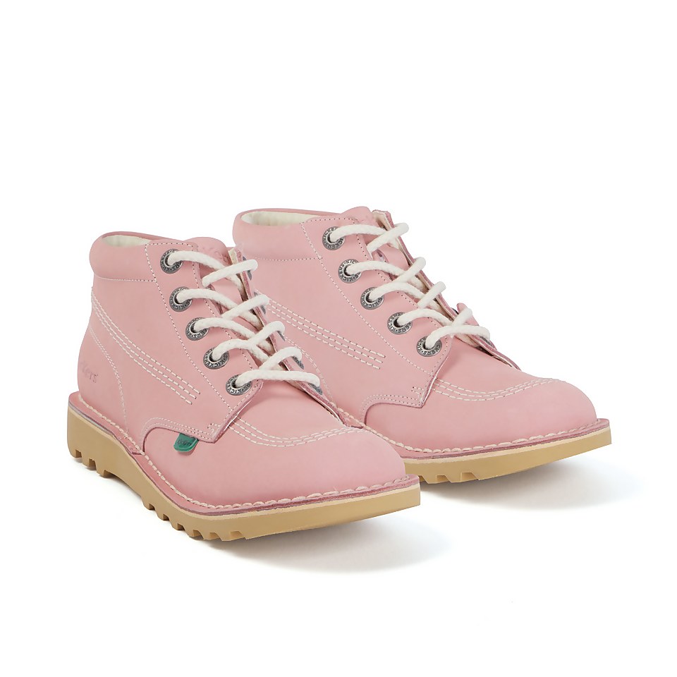 Adult Unisex Leather Kick Hi Core Light Pink