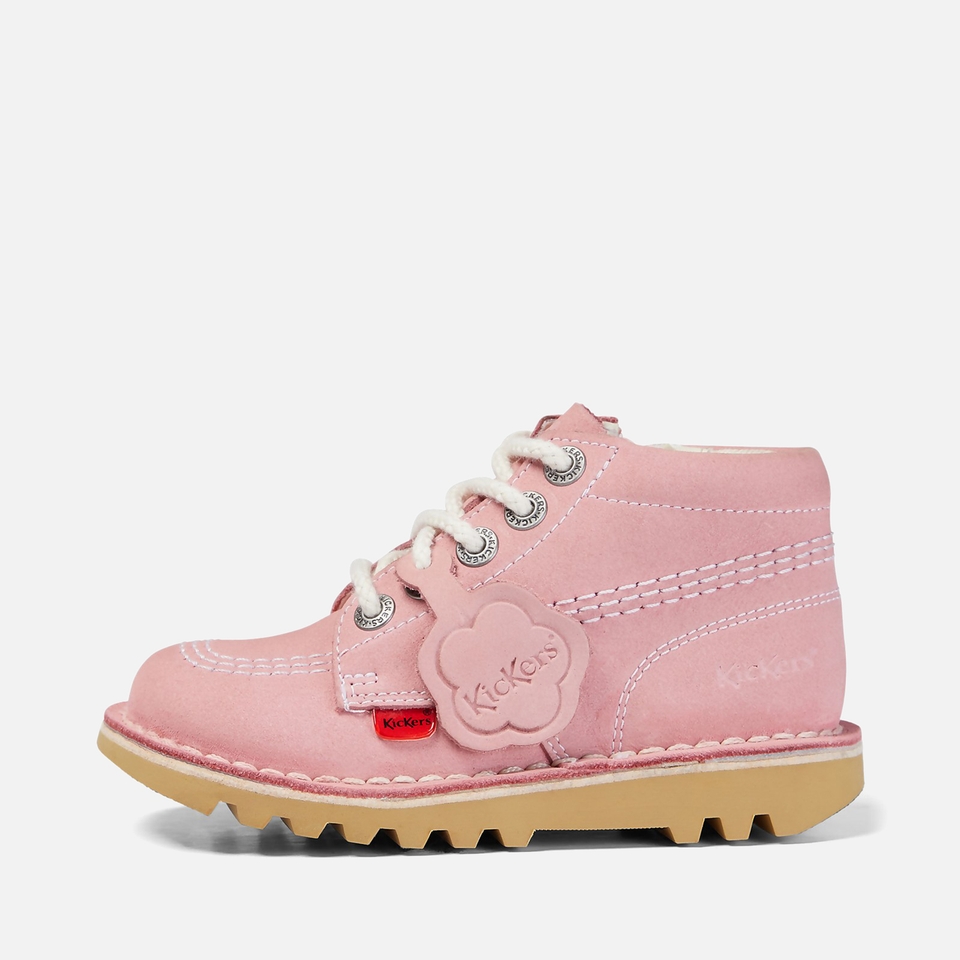 Infant Unisex Kick Hi Zip Nubuck Light pink