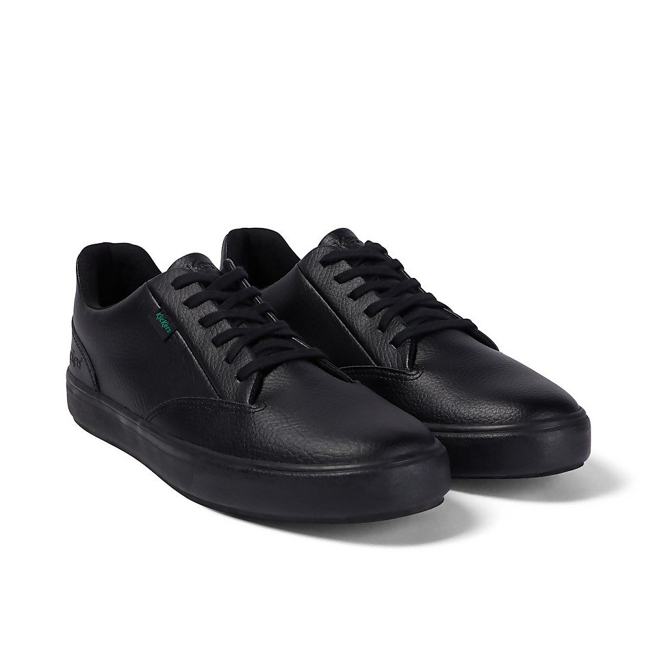 Adult Unisex Tovni Tumbled Leather Black