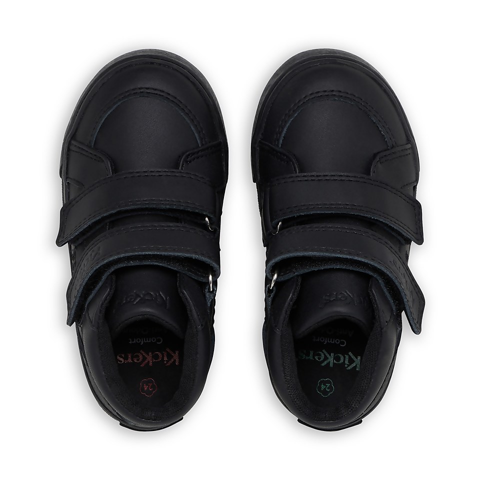 Infant Unisex Tovni Hi Leather Black