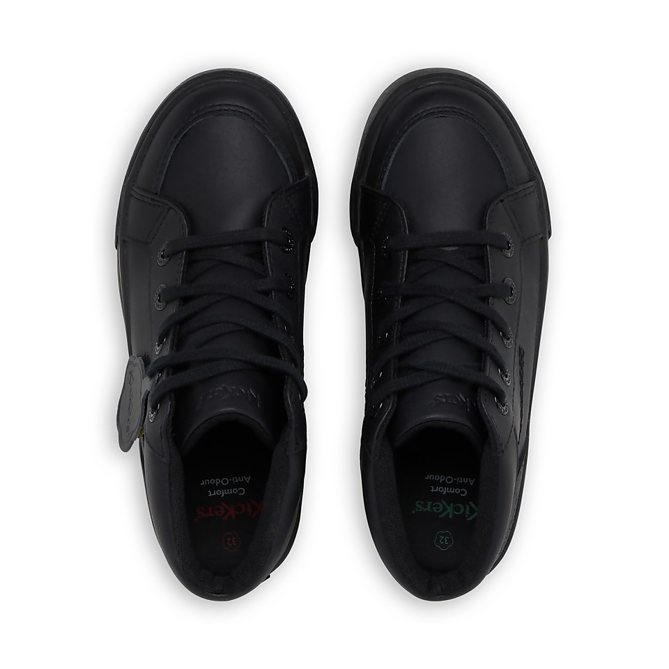 Junior Unisex Tovni Hi Leather Black