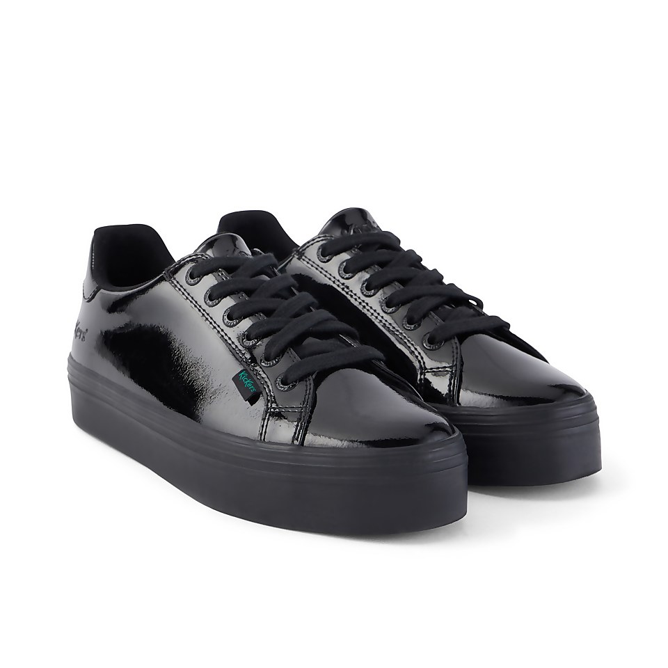 Adult Womens Tovni Stack Patent Leather Black