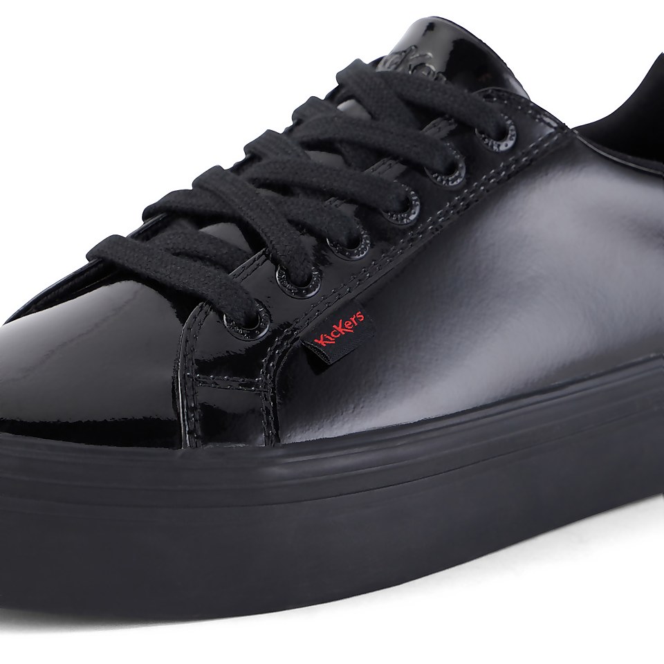Adult Womens Tovni Stack Patent Leather Black
