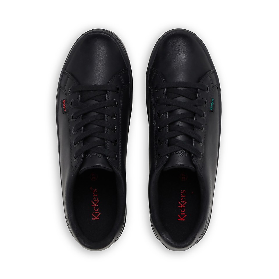 Adult Womens Tovni Stack Leather Black