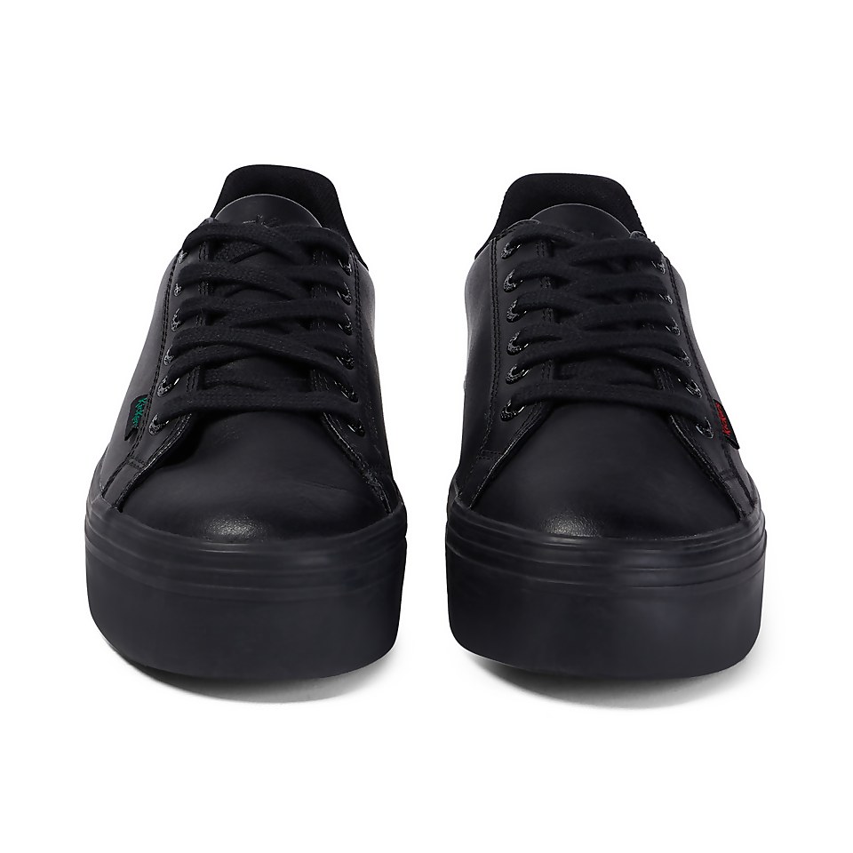 Adult Womens Tovni Stack Leather Black