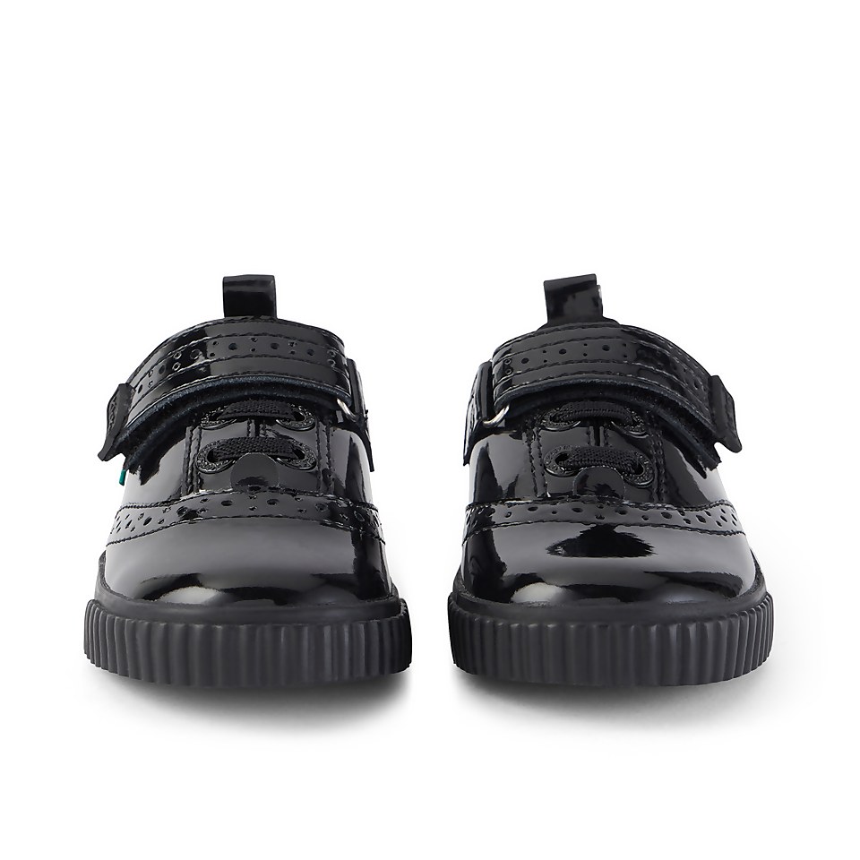 Infant Girls Tovni Brogue Shoe Patent Leather Black