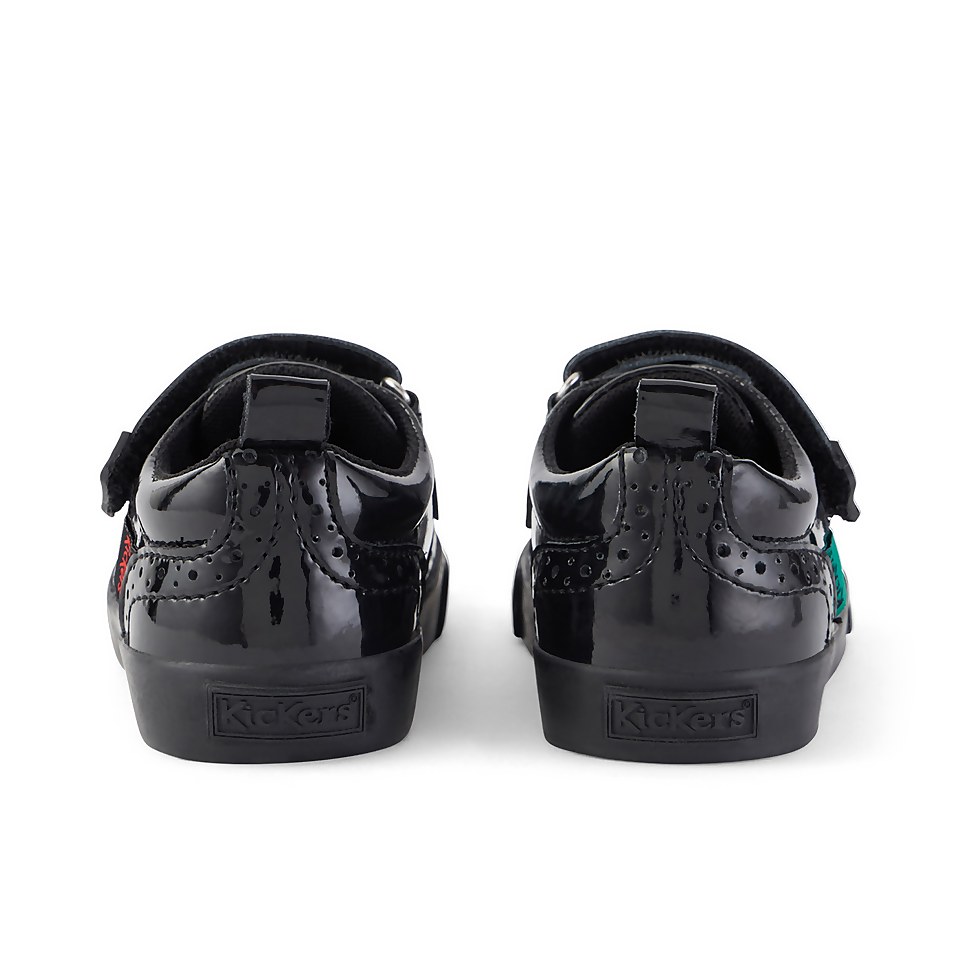 Infant Girls Tovni Brogue Shoe Patent Leather Black