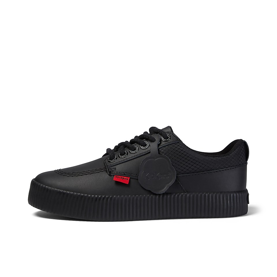 Youth Mens Tovni Flex Leather Black