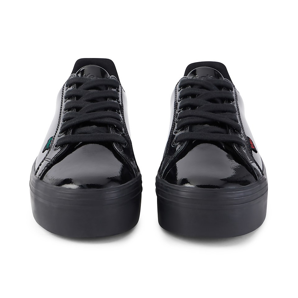 Youth Womens Tovni Stack Patent Leather Black