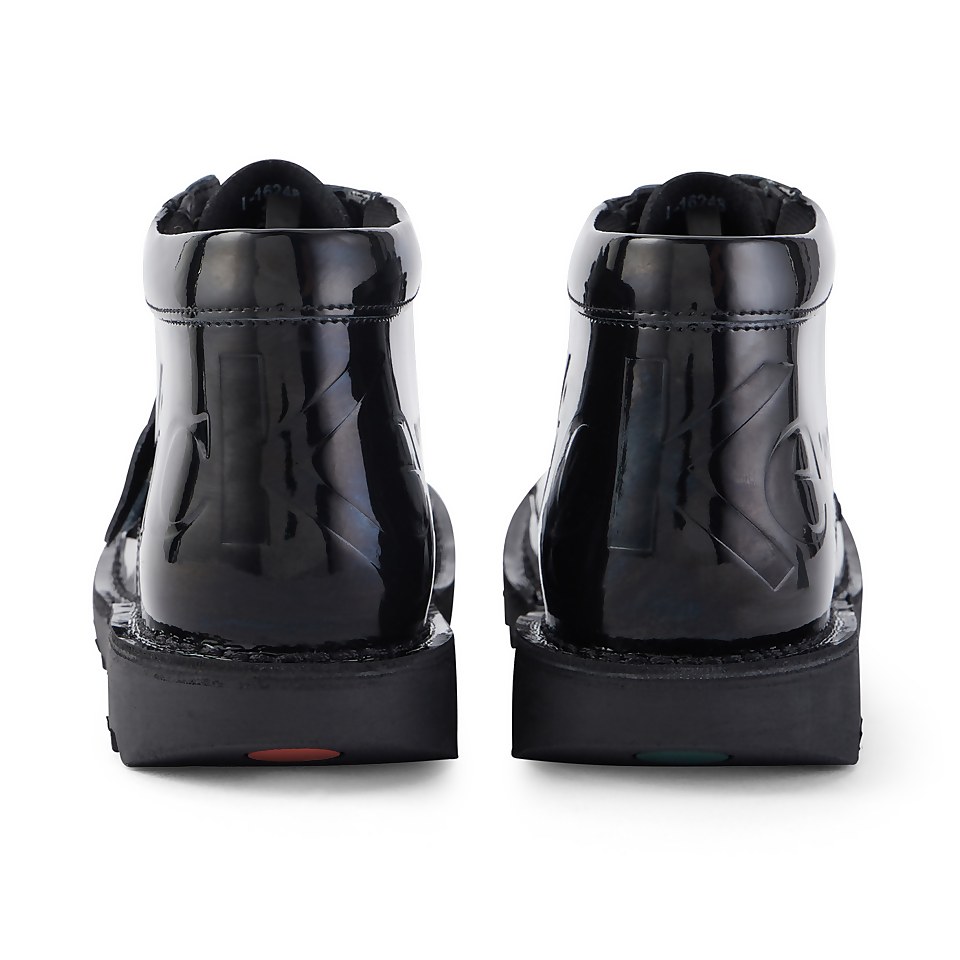 Youth Womens Kick Hi Luxx Patent Leather Black