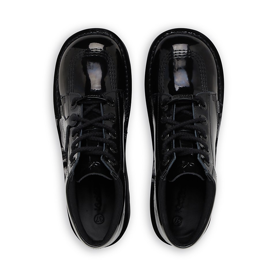 Youth Womens Kick Hi Luxx Patent Leather Black
