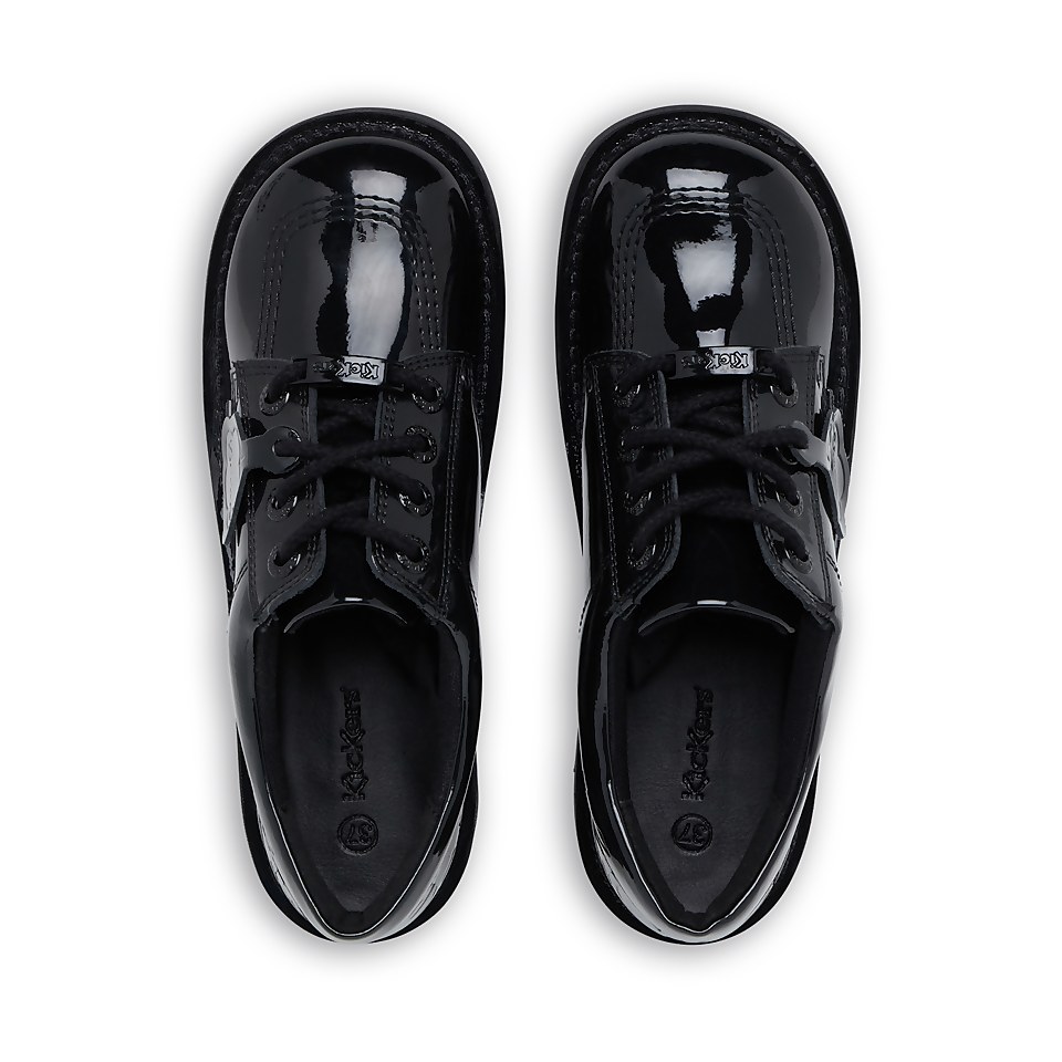 Youth Womens Kick Lo Luxx Patent Leather Black