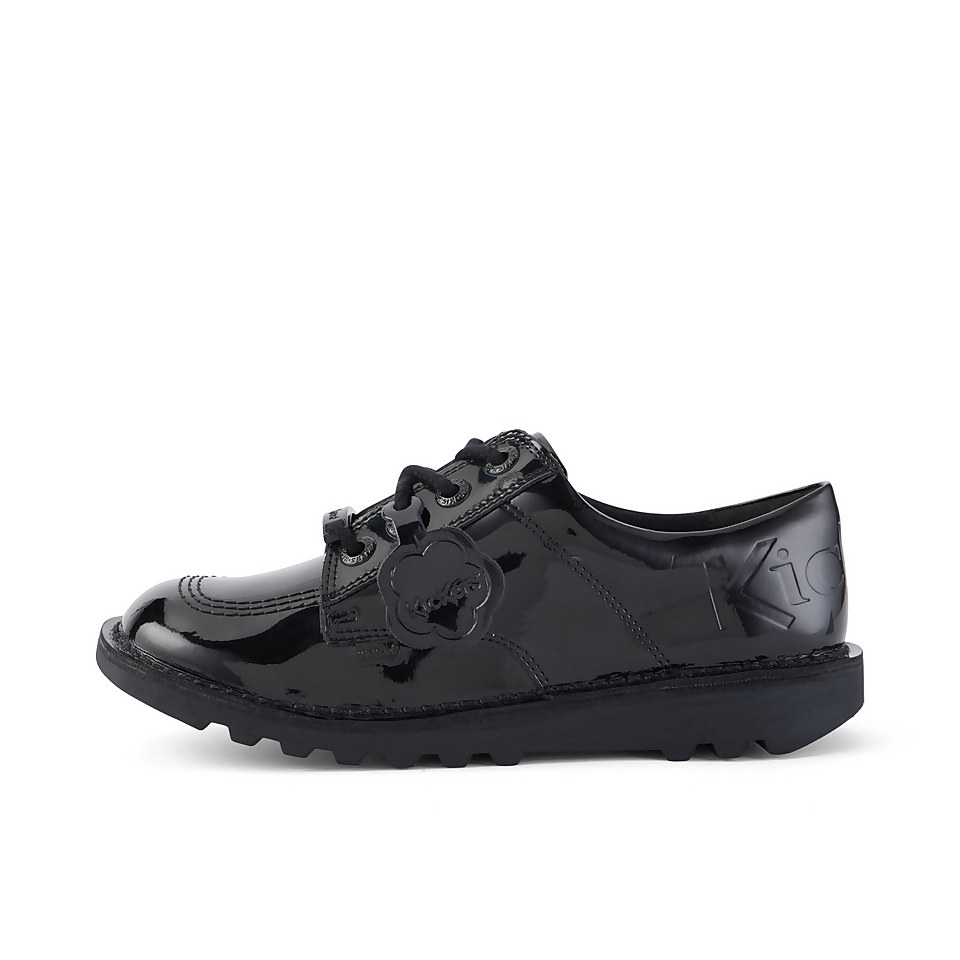 Youth Womens Kick Lo Luxx Patent Leather Black