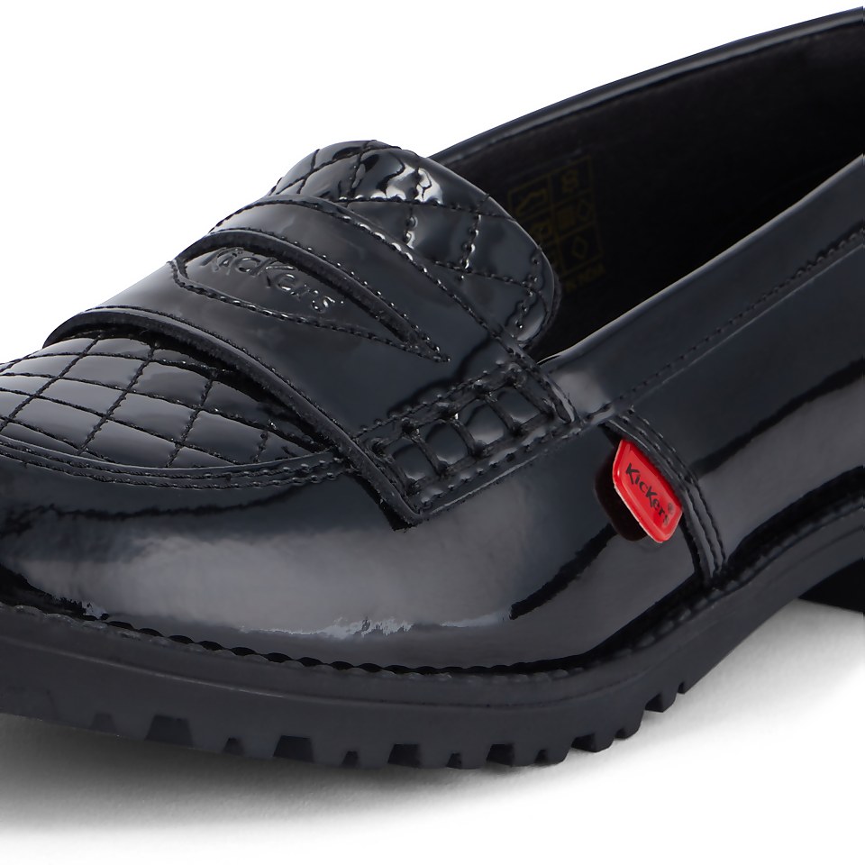 Kickers lachly on sale loafer patent