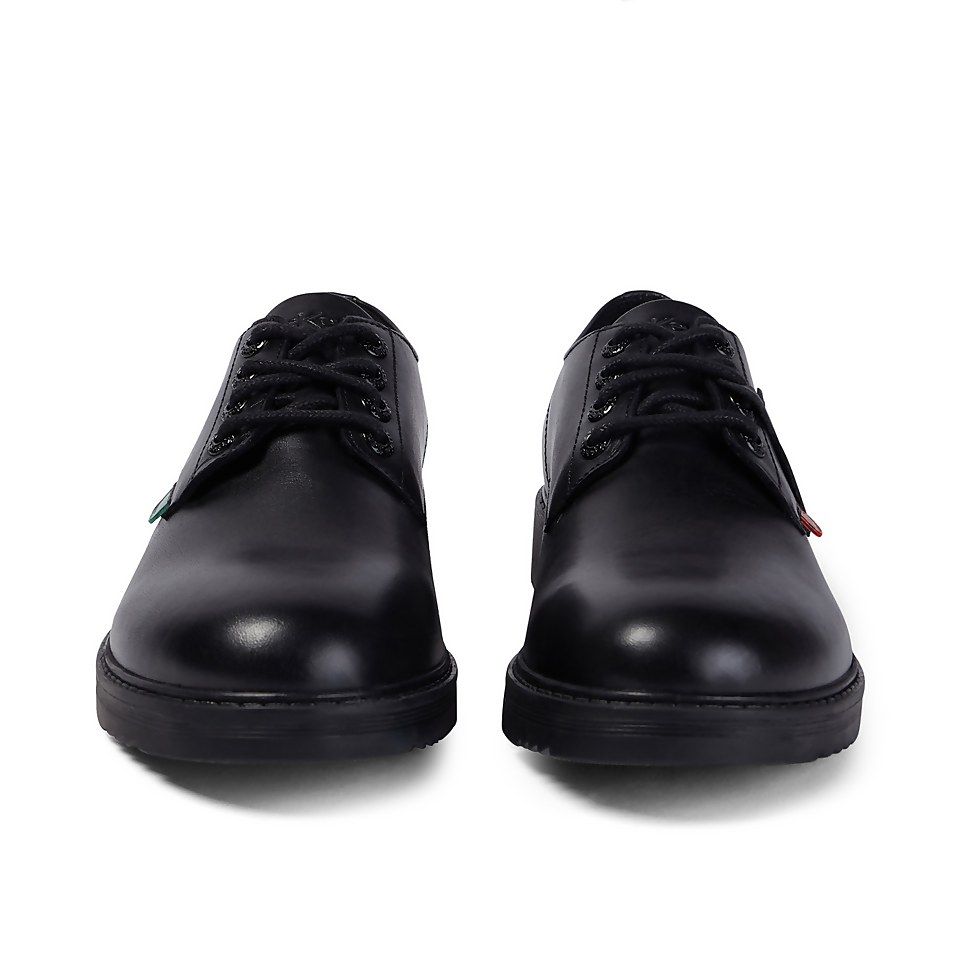 Youth Mens Finley Lo Leather Black