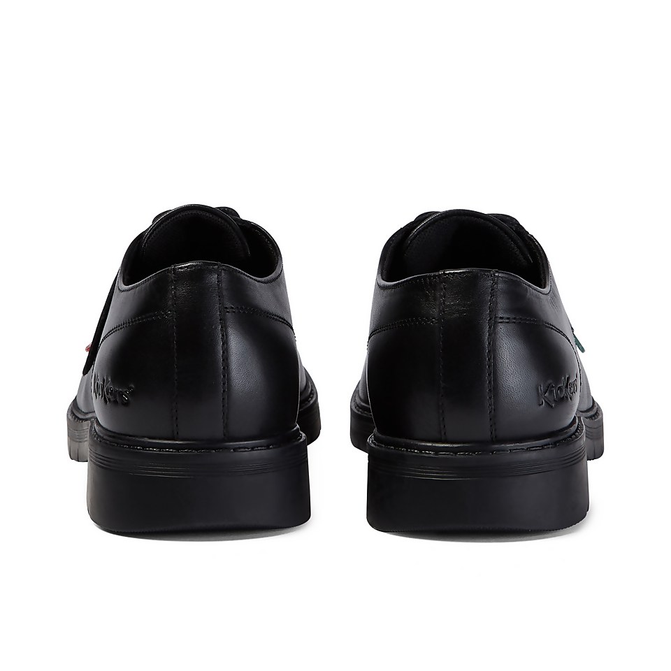 Youth Mens Finley Lo Leather Black