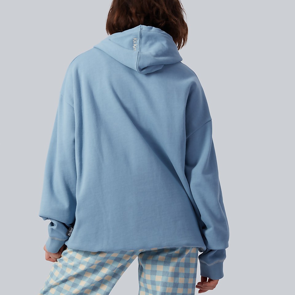 Women's Brushed Back Hoodie Blue